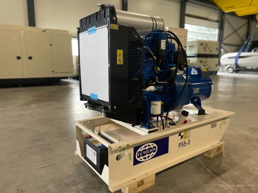 Groupe électrogène diesel FG Wilson 55 kVA triphasé – P55-3 — vue 4