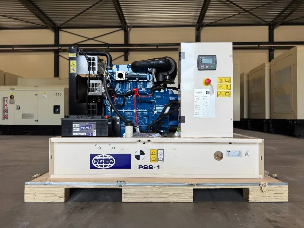 Groupe électrogène diesel FG Wilson 22 kVA triphasé – P22-1