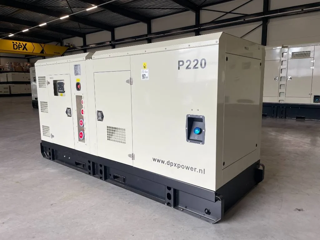 Groupe électrogène diesel Perkins 220 kVA triphasé – 1106A-70TAG4 — vue 4