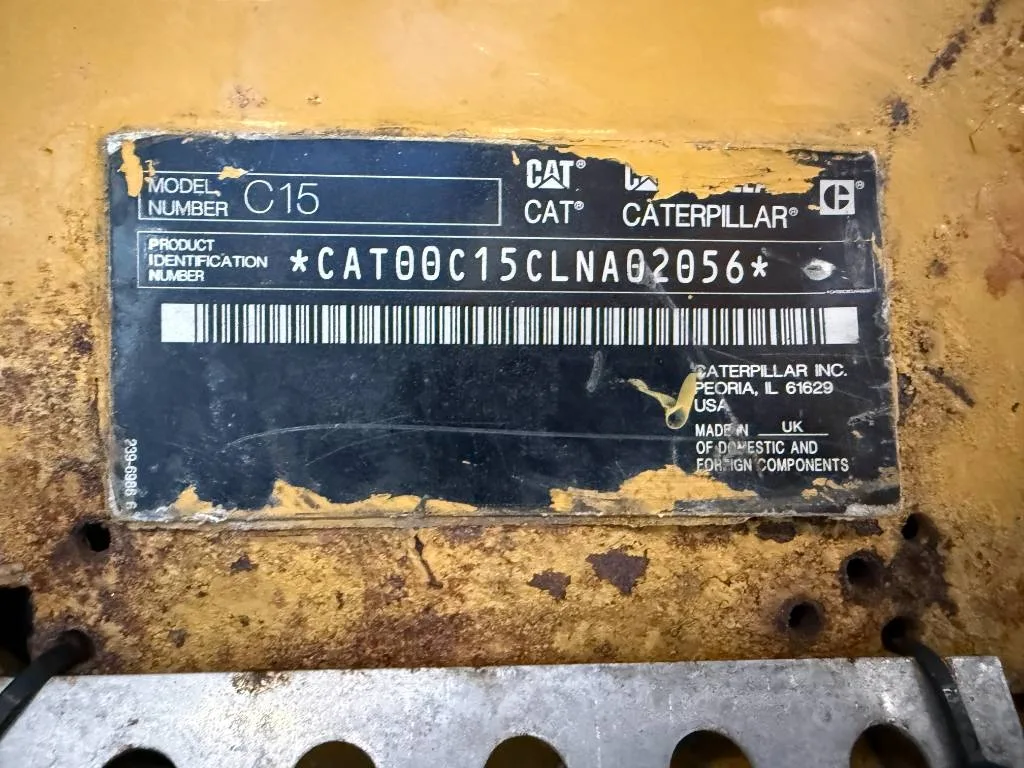 Groupe électrogène diesel Caterpillar 625 kVA triphasé – C15 — vue 4