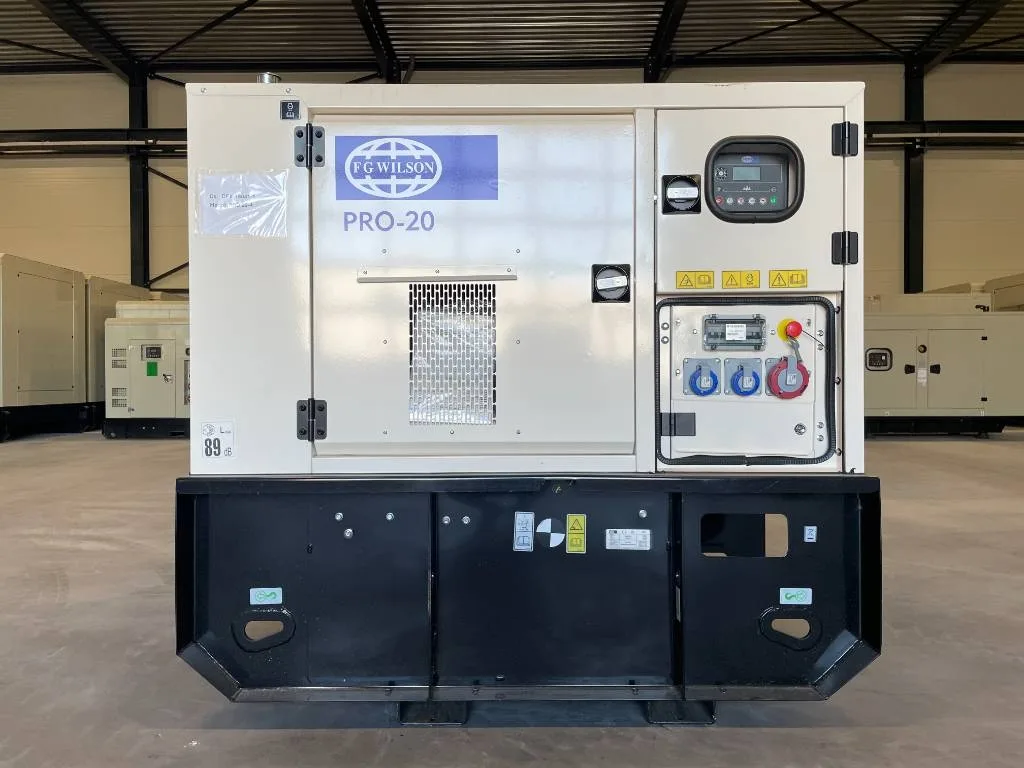 Groupe électrogène diesel FG Wilson 20 kVA triphasé – PRO20-4 — vue 2