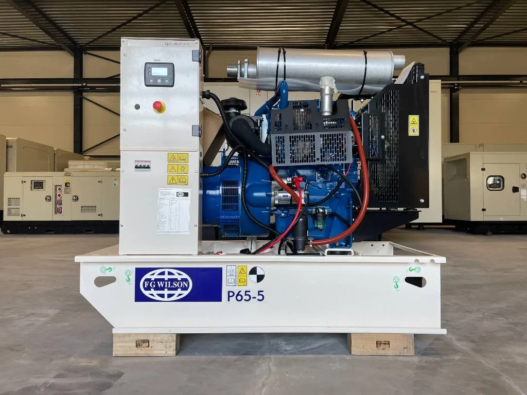 Groupe électrogène diesel FG Wilson 65 kVA triphasé – P65-5