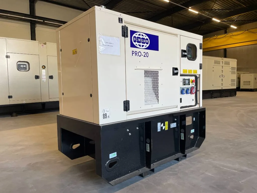 Groupe électrogène diesel FG Wilson 20 kVA triphasé – PRO20-4 — vue 3